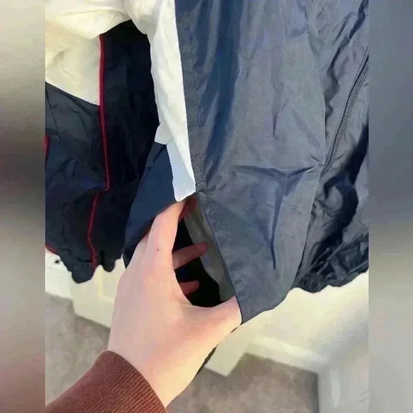 Wilson‎ Brand navy blue and red windbreaker zip up - Picture 5 of 5